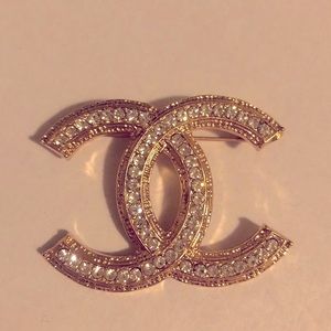 Gold Chanel Brooch - SOLD